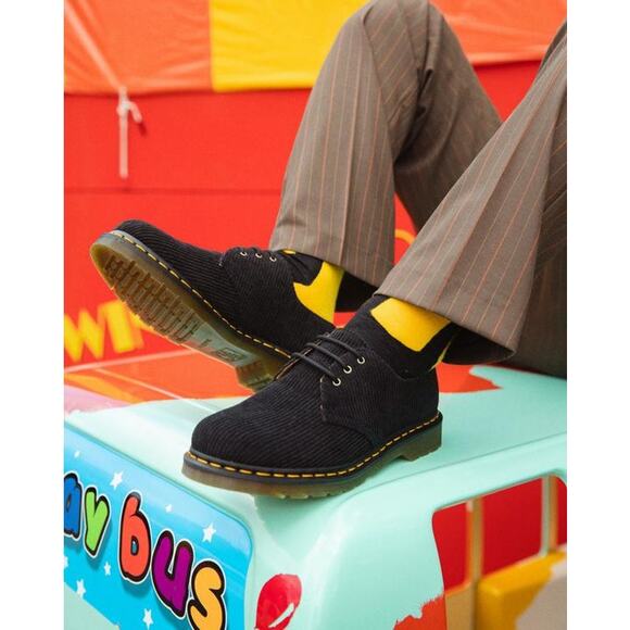 Dr. Martens Other - New Dr. Martens 1461 Duchess Corduroy Oxford Black 3 Eye Lace Up Sz 10 Men's
